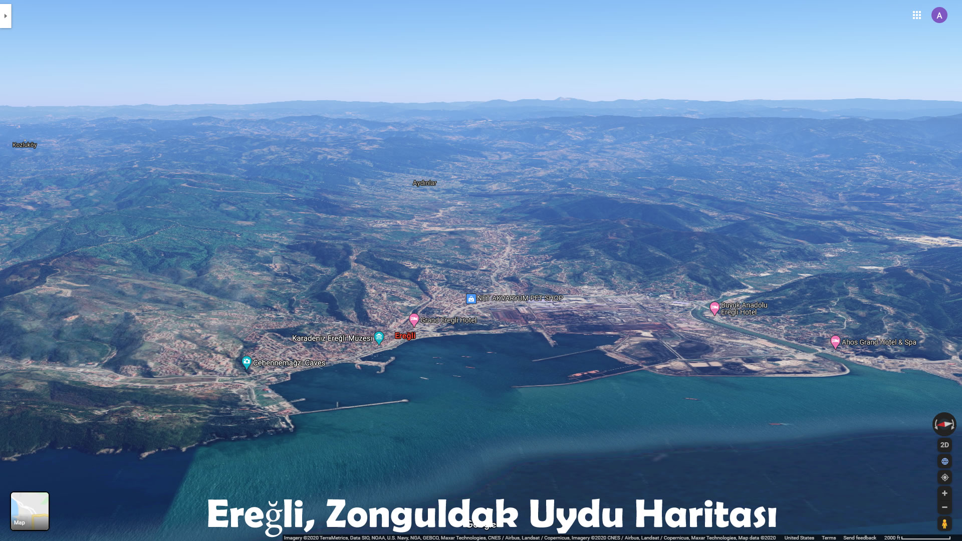 Eregli, Zonguldak Satellite Map